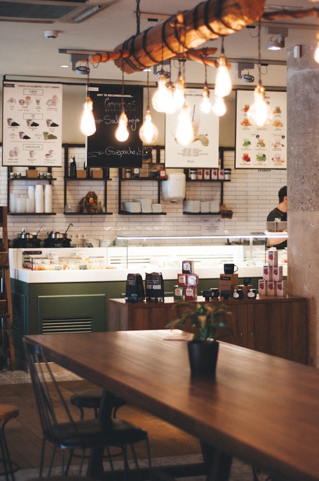 inside cafe